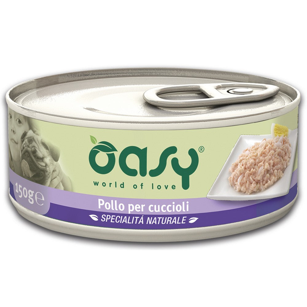 Pollo per Cuccioli 150gr - Umido naturale per cuccioli