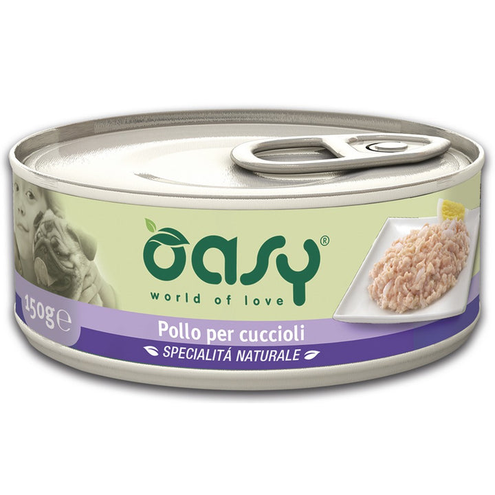 Pollo per Cuccioli 150gr - Umido naturale per cuccioli