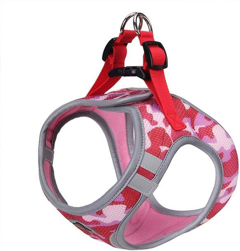Croci  - Pettorina Riflettente Per Cani, Multicolore (Army Pink), XS, 1 Pezzo Visita lo Store di Croci