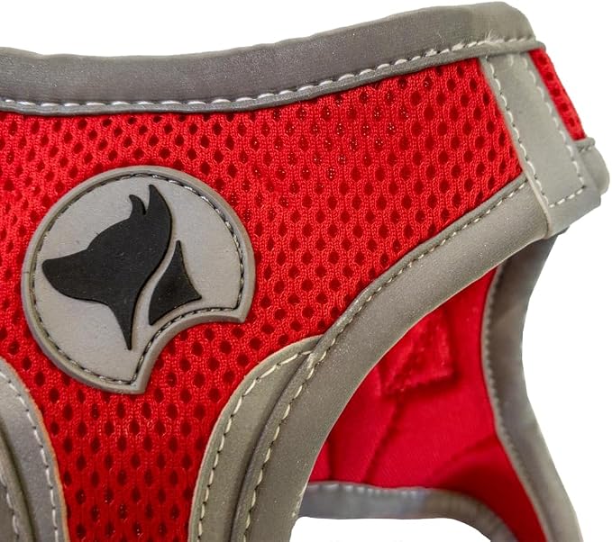 Croci  - Pettorina Riflettente Per Cani, Multicolore (Rosso), XL, 1 Pezzo