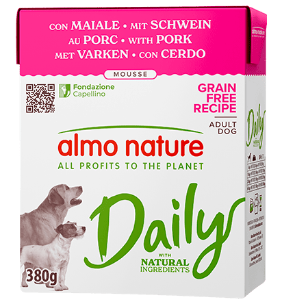 Almo Nature Maiale Daily Tetrapack Cane 380