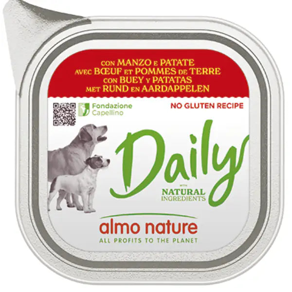 Almo Nature Daily Nutrition Menù Dog 100 gr MANZO E PATATE