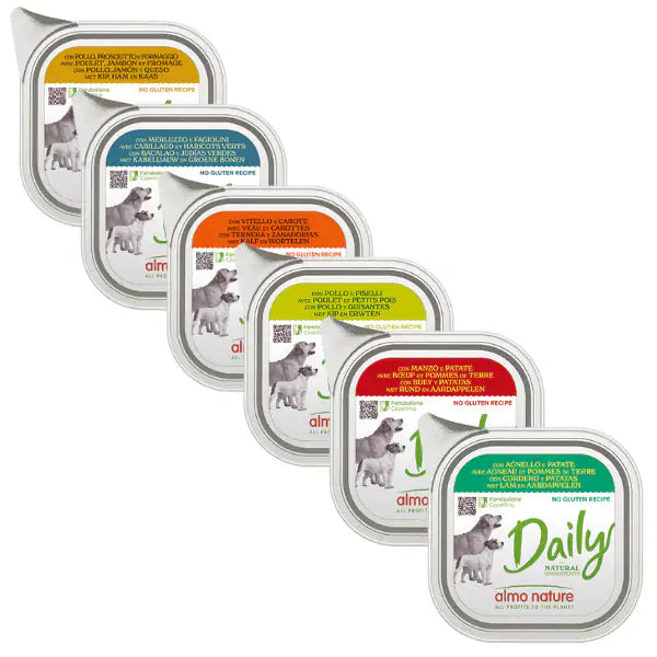 Almo Nature Daily Nutrition Menù Dog 300 g POLLO E PROSCIUTTO FORMAGGIO