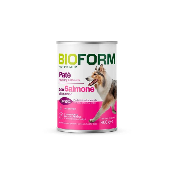BIOFORM PATE' DOG 400 GRAMMI SALMONE GLUTEN FREE