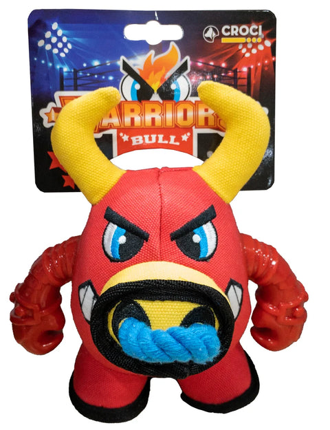 Warriors Bull: gioco per cani peluche