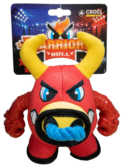 Warriors Bull: gioco per cani peluche