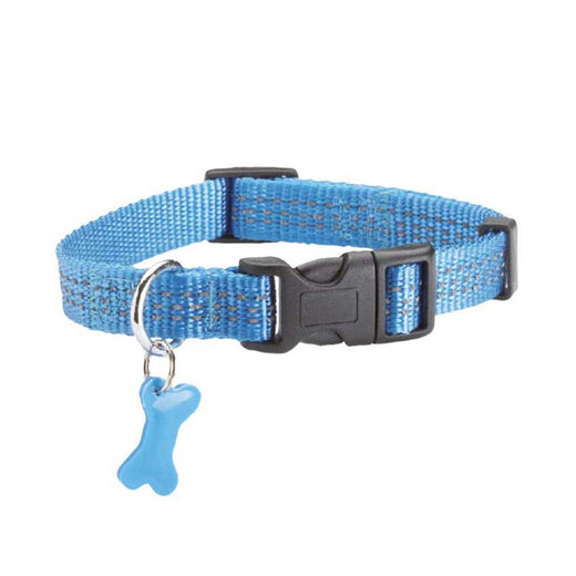 COLLARE PER CANI BOBBY FACE TAGLIA CELESTE M 32 X 52 CM 2 CM