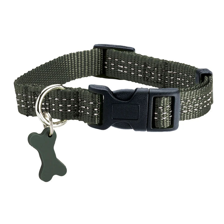 COLLARE PER CANE BOBBY FACE VERDE SCURO TAGLIA XS 18 X 28 CM 2 CM