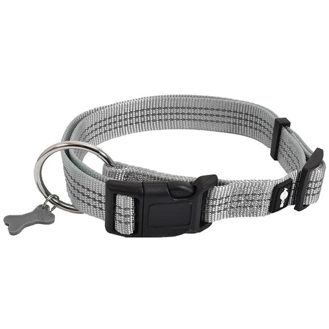 COLLARE PER CANI BOBBY FACE TAGLIA S COLORE GRIGIO 25 X 40 CM