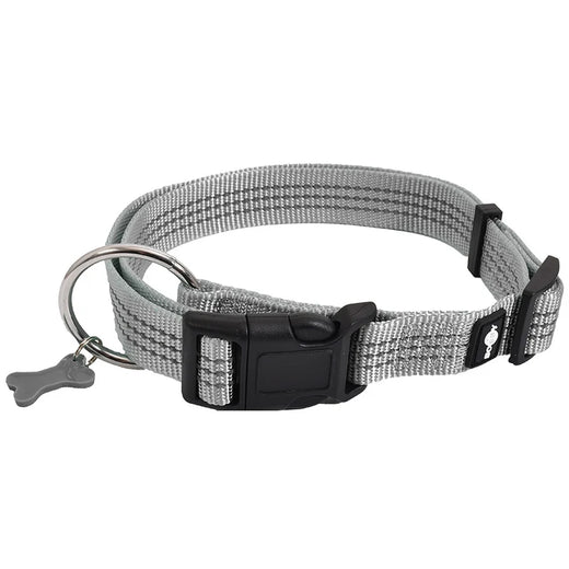 COLLARE PER CANI BOBBY FACE TAGLIA S COLORE GRIGIO 25 X 40 CM