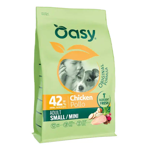 Oasy per Cani Adult Small/Mini al Pollo da 2 Kg