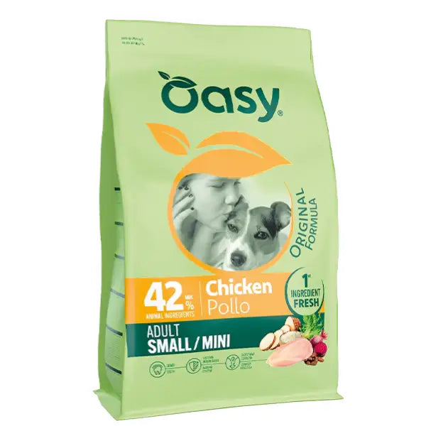 Oasy per Cani Adult Small/Mini al Pollo da 2 Kg