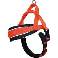 Pettorina Svedese Endurance Hiking in nylon imbottito e catarifrangente per cani ARANCIO XL 68-80CM
