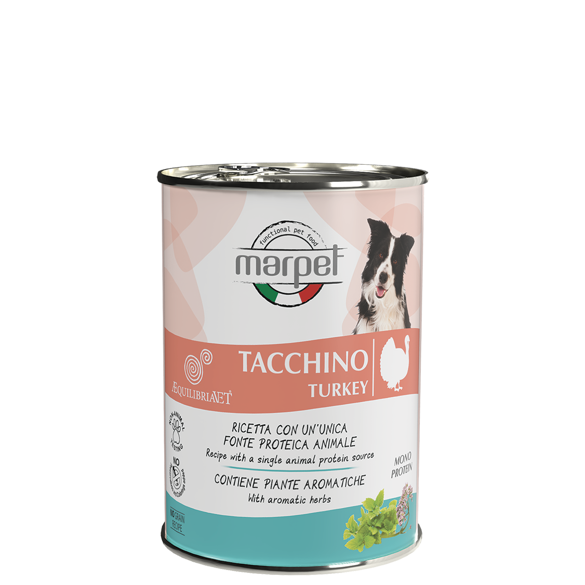 MARPET Æquilibriavet Tacchino - 400 g LATTINA CONTRO DISTURBI DIGESTIVI E ANSIA