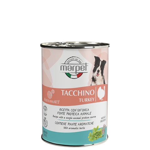 MARPET Æquilibriavet Tacchino - 400 g LATTINA CONTRO DISTURBI DIGESTIVI E ANSIA