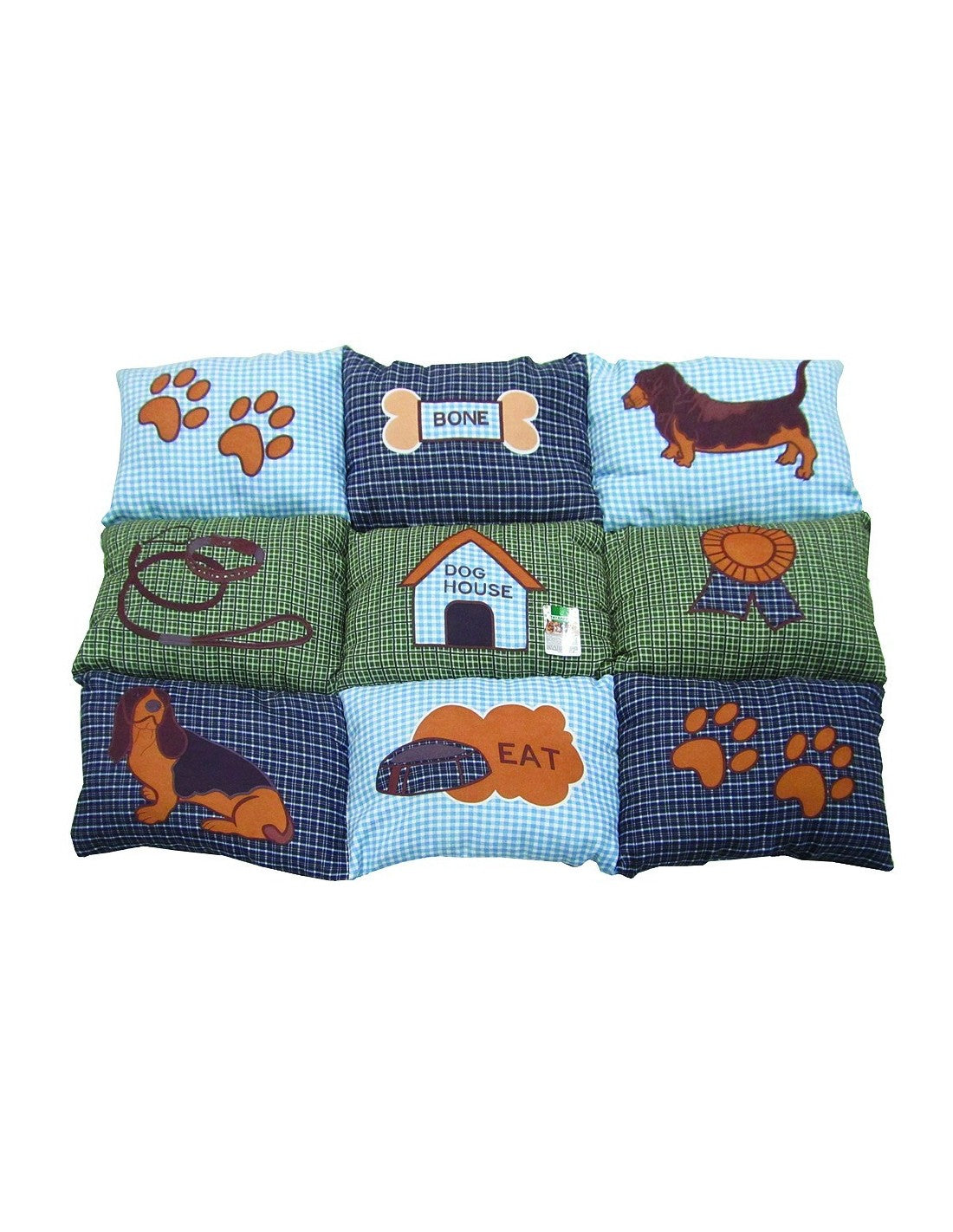 Cuscino Imbottito Tatra 2 cm 58x80 CANE GATTO COLORI ASSORTITI
