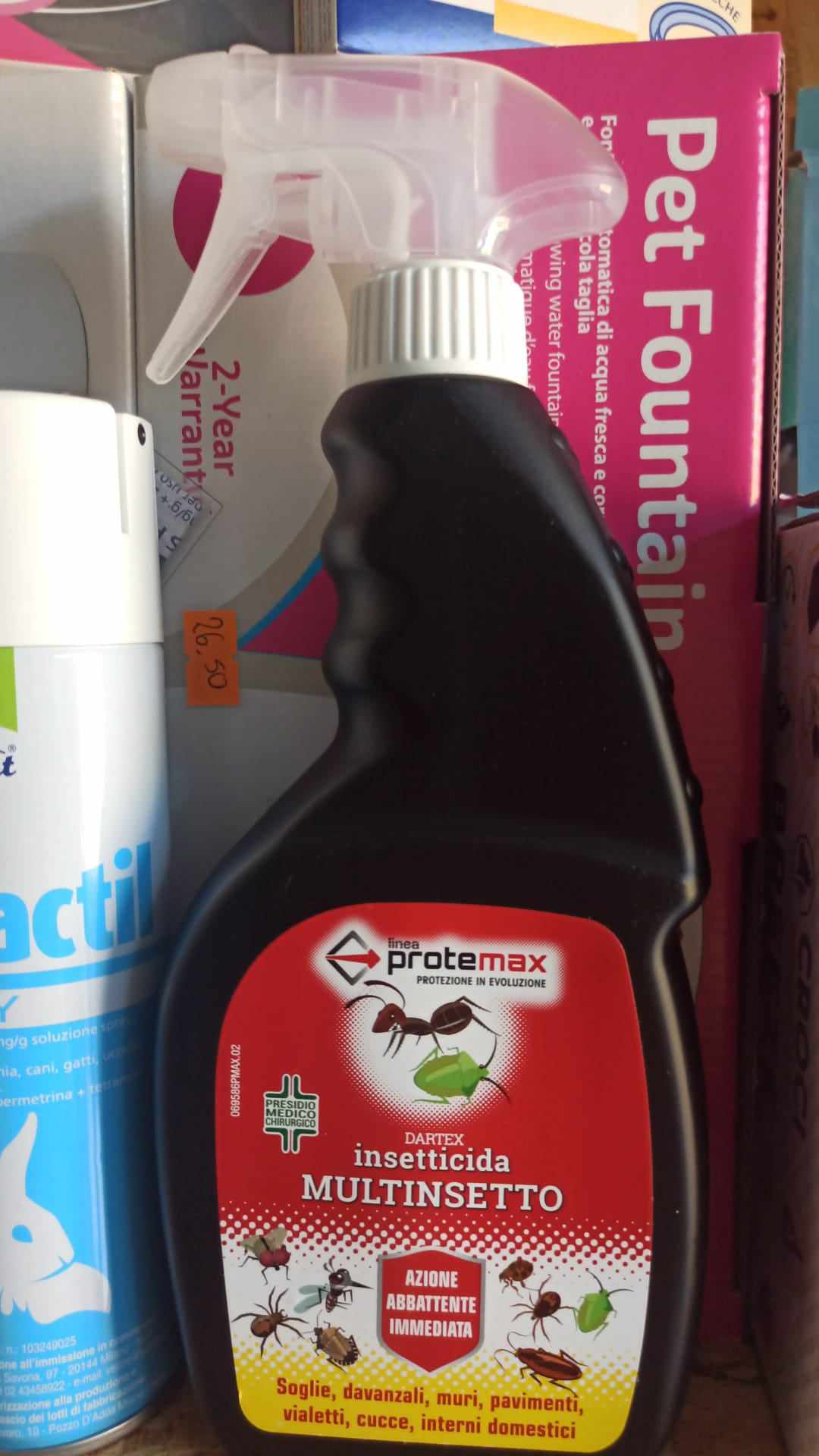 DARTEX – MULTI INSETTI UCCIDE ANCHE LE ZECCHE NON TOSSICO PER GLI ANIMALI 500 ml