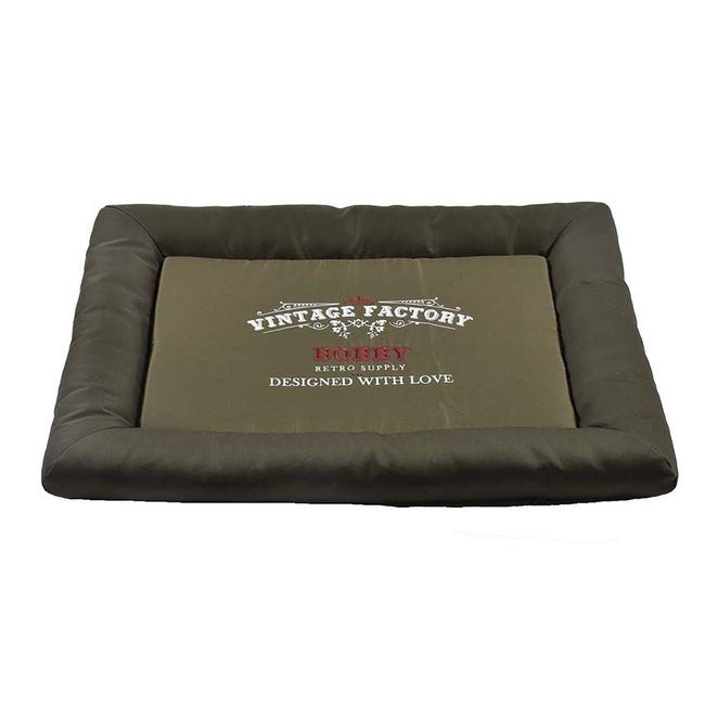 Cuscino per cani rettangolare Bobby - Factory / Kaki / 80 X 60 CM