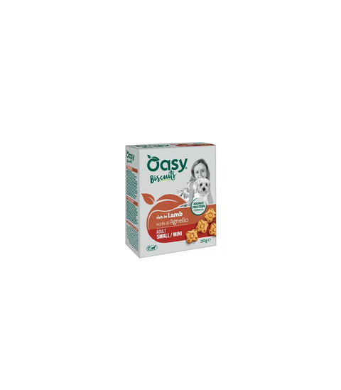 Oasy biscuits cane adult small medium agnello 250 gr Oasy