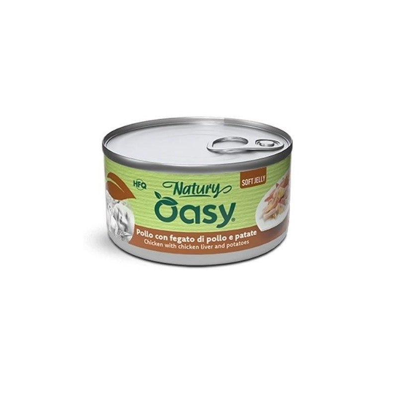 OASY NATURY POLLO CON FEGATO DI POLLO E PATATE CAT 85 GR