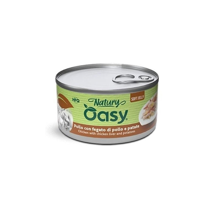 OASY NATURY POLLO CON FEGATO DI POLLO E PATATE CAT 85 GR