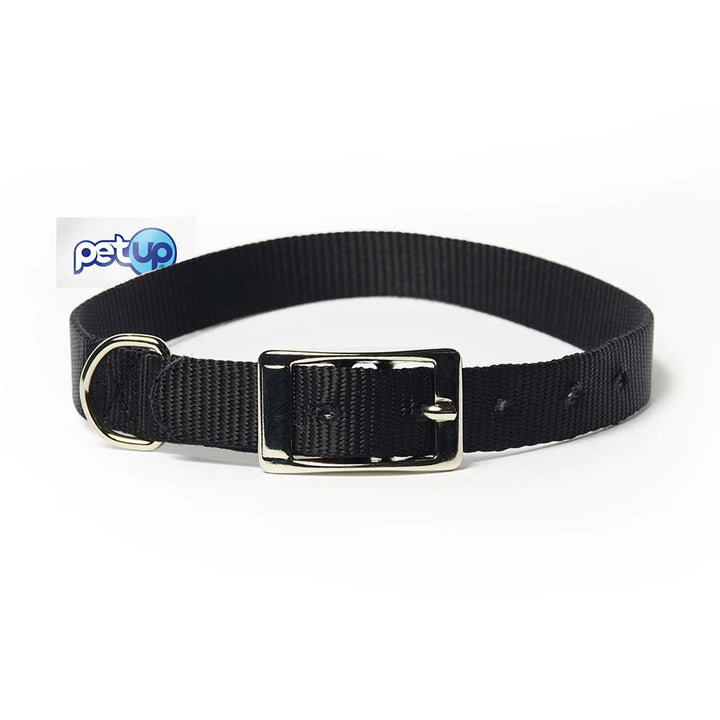 COLLARE IN NYLON DOPPIO NERO 2 X 45 CM