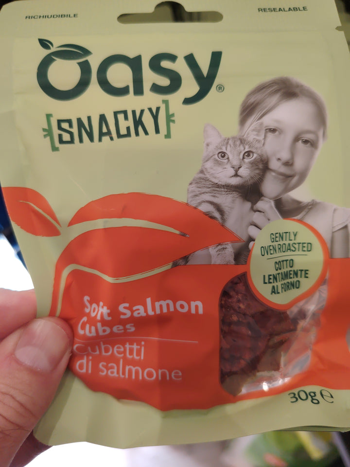 Snacky oasy gatto al salmone 30 gr