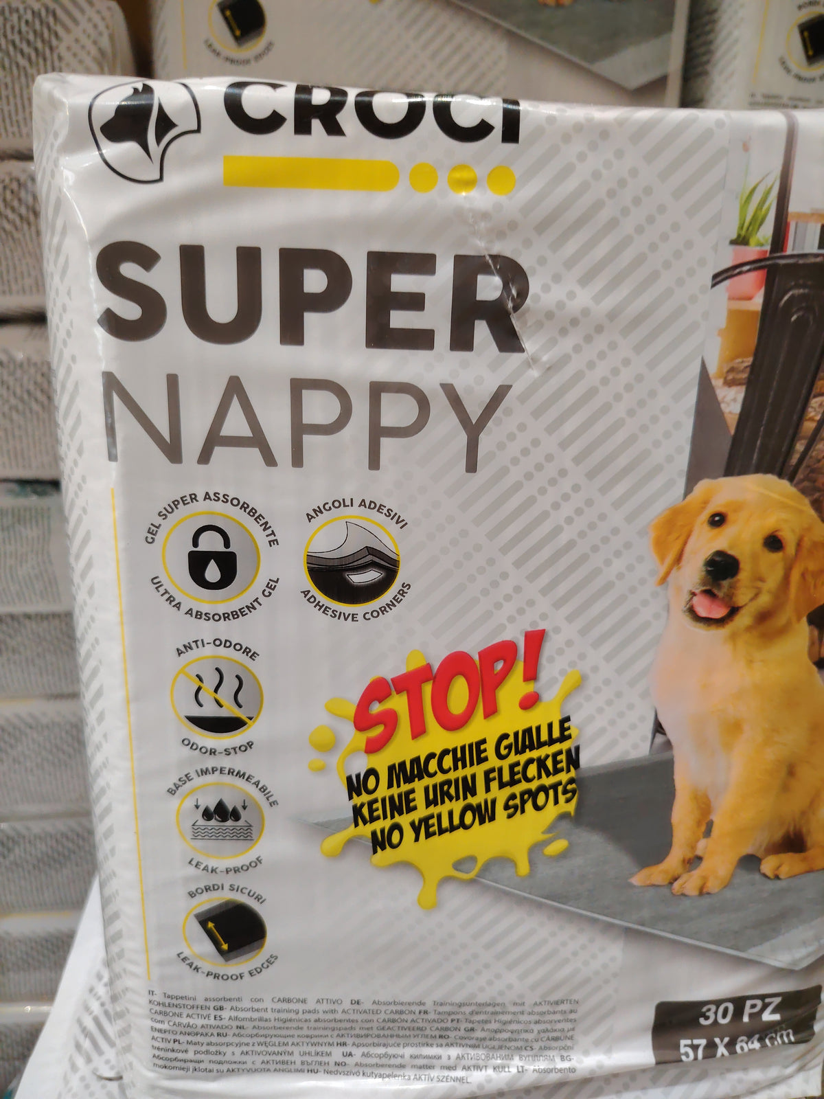Tappetino traversina super nappy Carboni attivi 57x64 cm per 30 pezzi