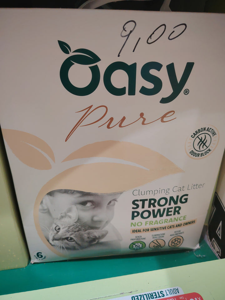 Lettiera oasy pure strong power 6 lt