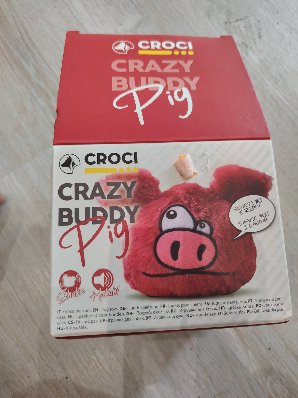 Gioco cane crazy buddy pig bellissimo marchio croci